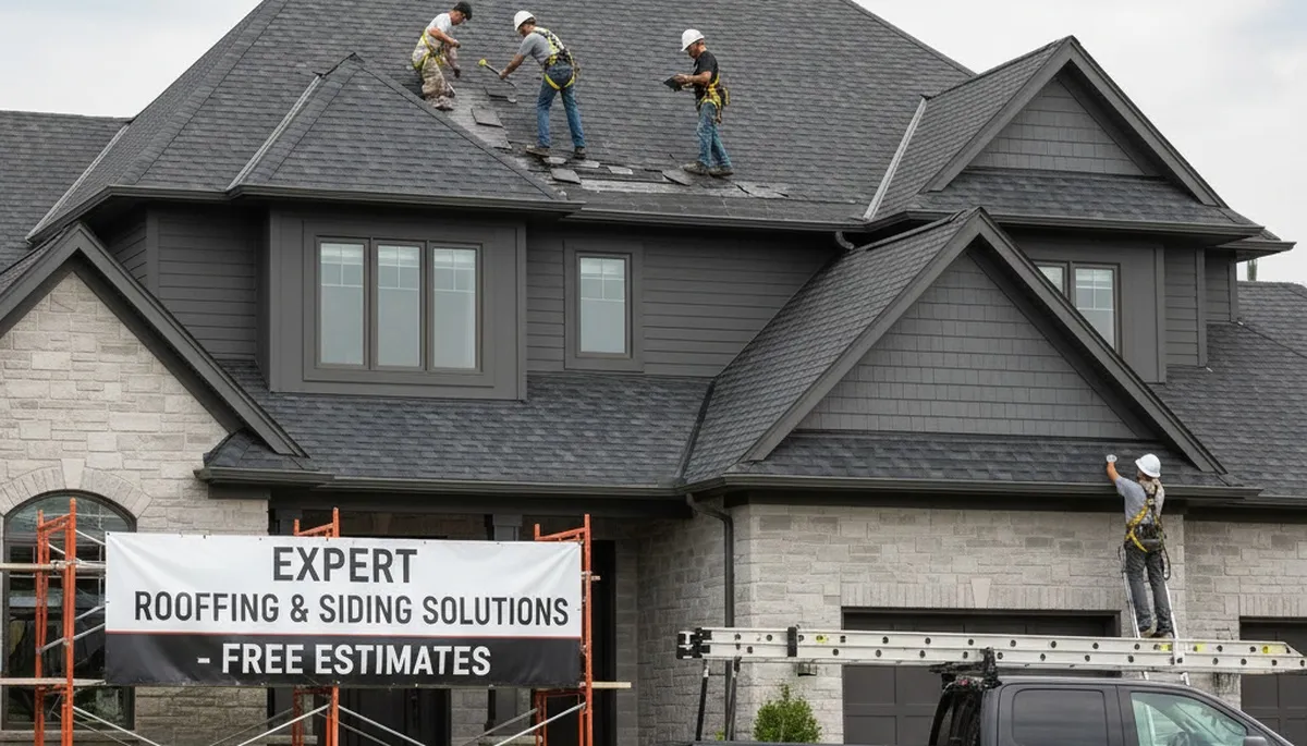 Seattle WA roof repair by vinyl siding experts fixing leaks and storm damage | Next Level Exteriors