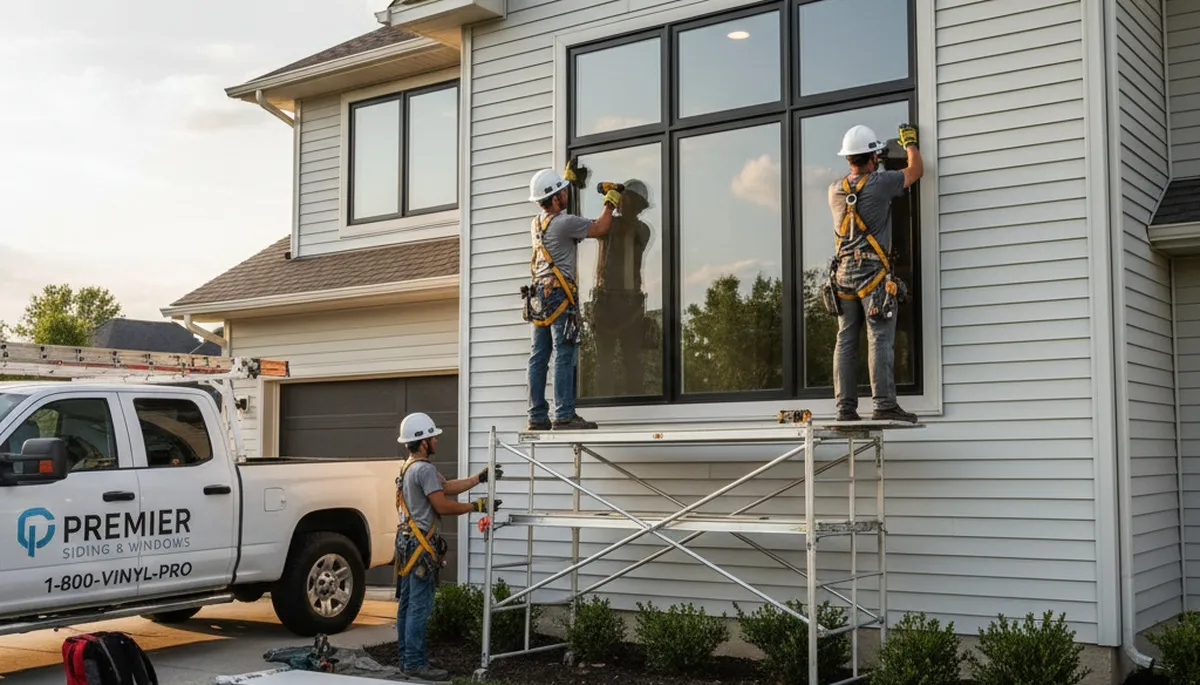 Professional vinyl siding and window installation in Seattle, WA by Next Level Exteriors